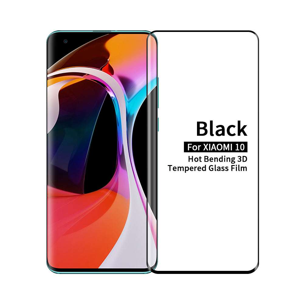 MOFI 3D Curved Tempered Glass Full Screen Guard Film for Xiaomi Mi 10 MOFI 3D Curved Tempered Glass Full Screen Guard Film for Xiaomi Mi 10